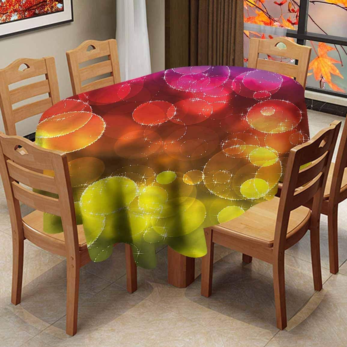 shirlyhome Oval Table Cover Abstract Table Napkins Cloth