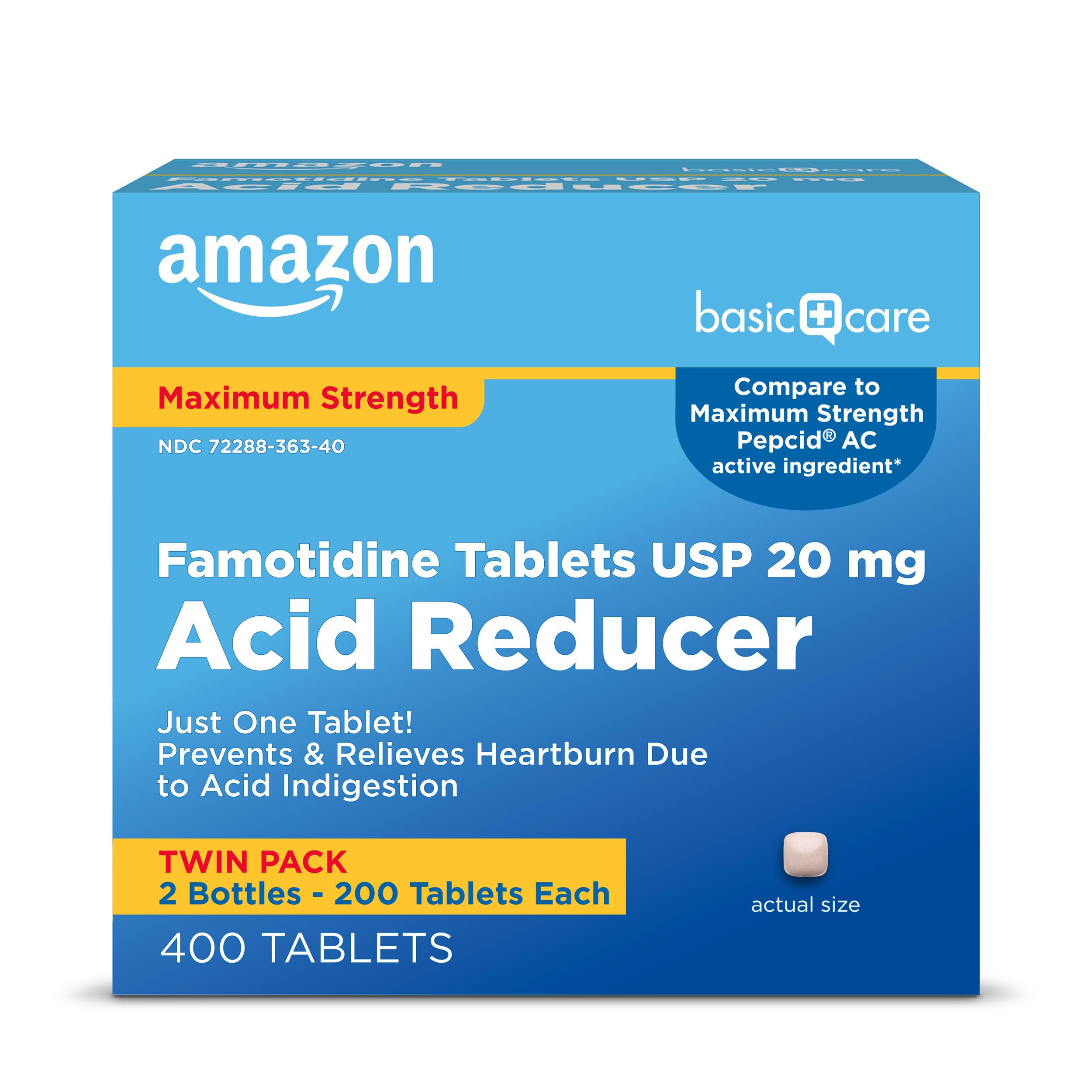 Amazon Basic Care Maximum Strength Famotidine
