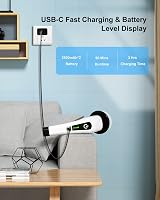 Leebein Electric Spin Scrubber Cordless with 8 Brush Heads 12–54in Extendable view 4