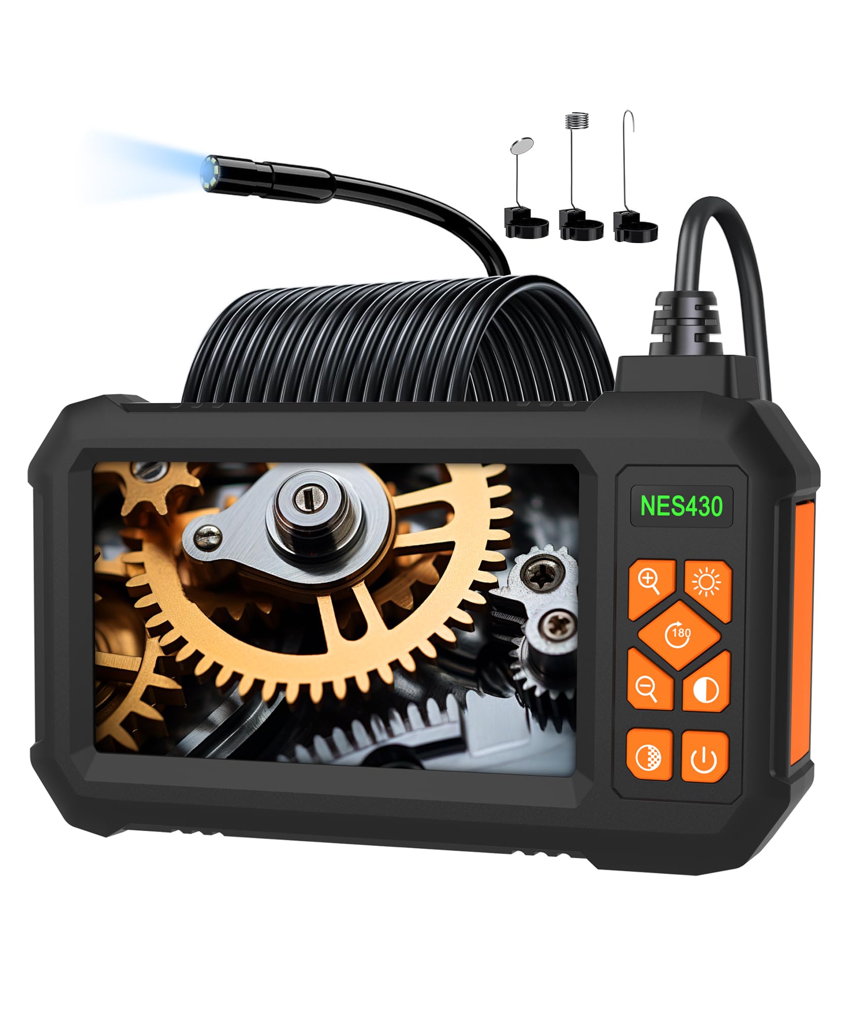 Bore Scope Camera with Light, Borescope Inspection Camera, Industrial ...
