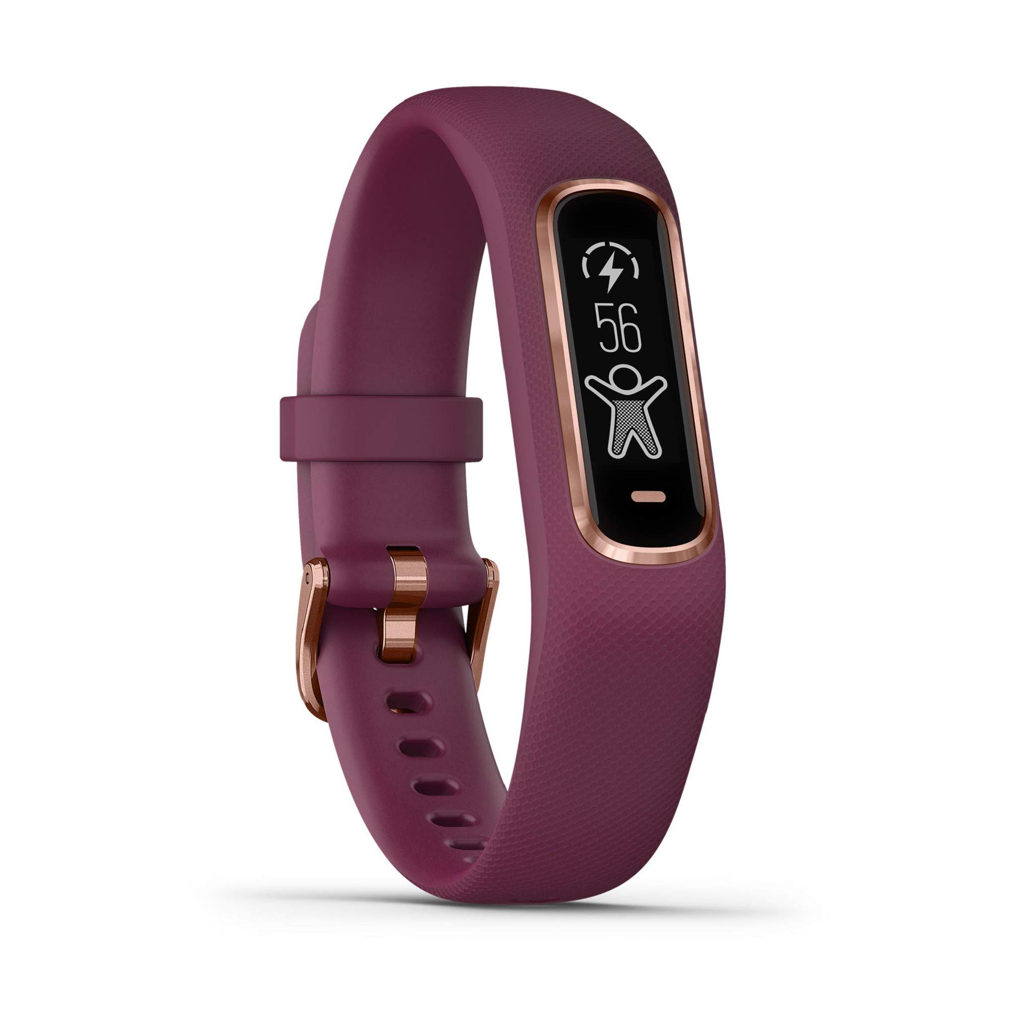 Garmin 010-01995-01 Small/Medium Vivosmart 4 Smart Activity Tracker - Merlot