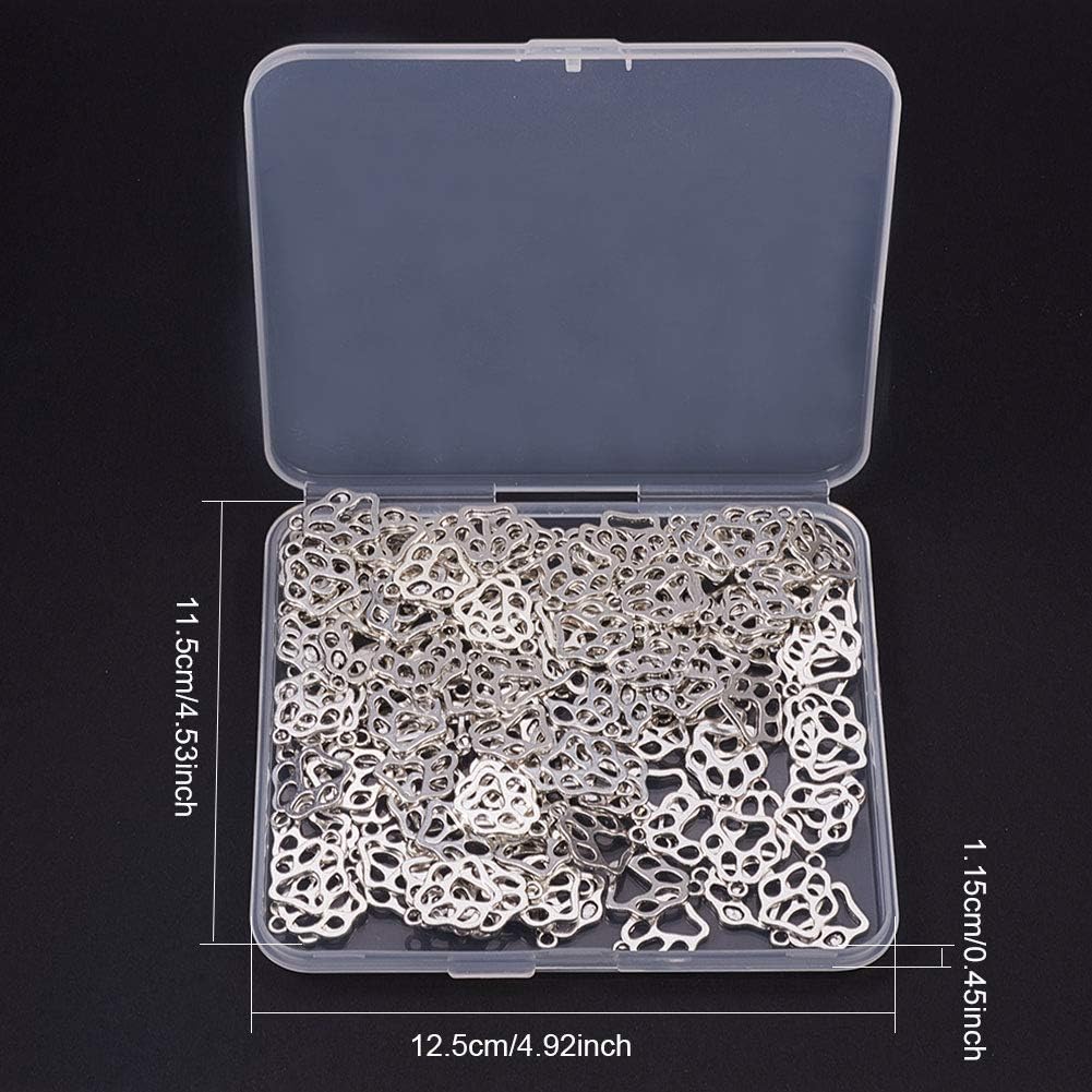PH PandaHall 150pcs Paw Print Charms 0.78 Inch Cute Dog Charms Paw Pendants Custom Pet ID Tag Pet Themed Crafts for Bracelet Necklace Keychain Bag Charm Dog Collar Jewellery Making - Image 5