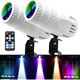 Latta Alvor 4 in 1 Small Spotlight Mini RGBW LED Beam Spot Lights Stage Effect Lighting LED Beam Pinspot Light for Mirror Bal