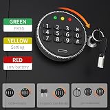WASJOYE 70L Depository Drop Safe with Digital Keypad Anti Theft Alarm view 4