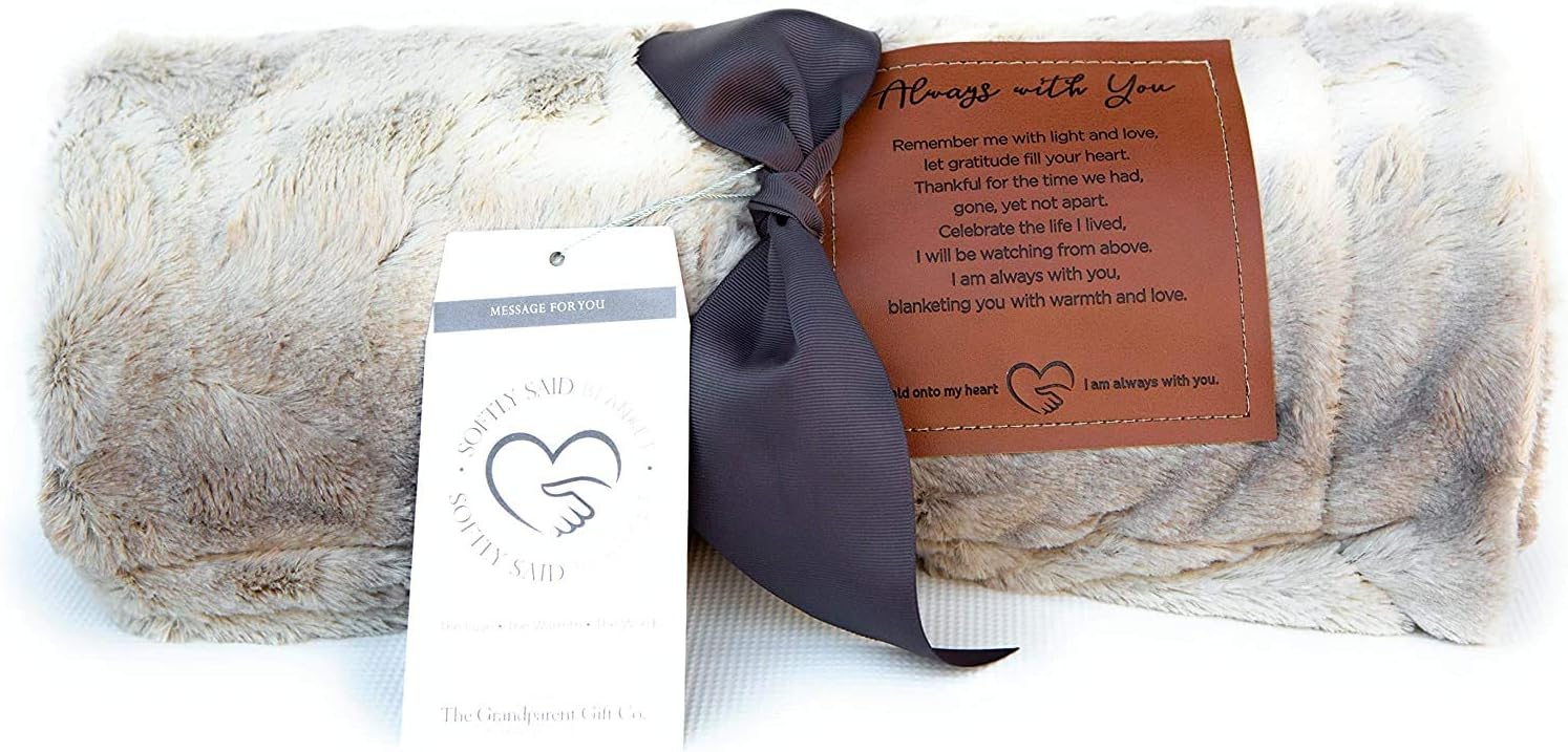 Always with You Personalized Memorial Blanket Thoughtful