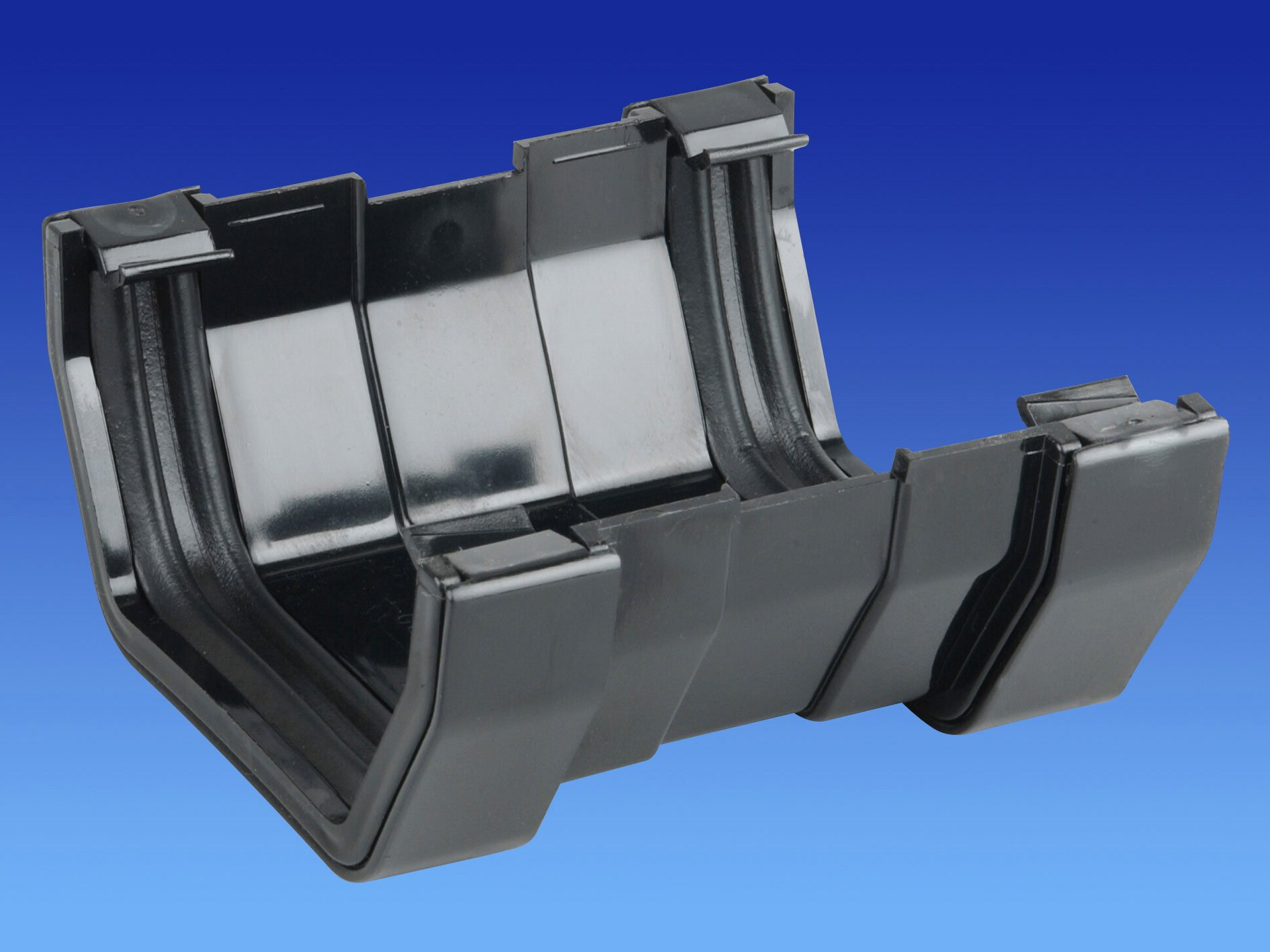 Wavin OSMA Squareline Union 100mm Black 4T809b