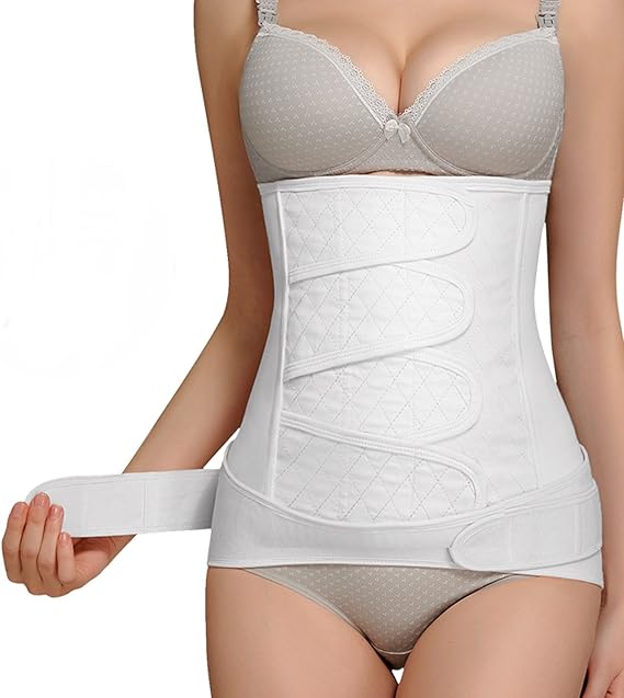 Amazon Co Jp ウエストニッパー 腰用 骨盤矯正 ベルト 産後 マタニティ お腹 引き締め コルセット 腰椎ベルト 帝王切開 ホワイト ピンク S M L Xl Xxl 服 ファッション小物