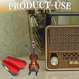 Raykce Tiny Worlds Smallest Emergency Violin Miniature Wooden Instrument view 3