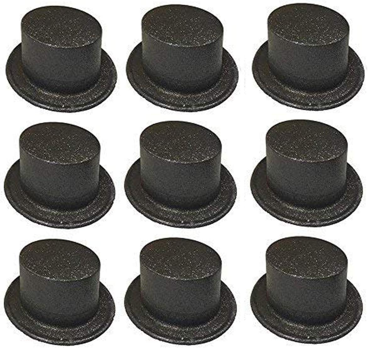 black fancy dress hats