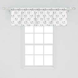 Ambesonne Kitten Window Valance Pack of