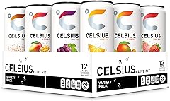 CELSIUS Assorted Flavors Official Variety Pack, Functional Essential Energy Drinks, 12 Fl Oz (Pack of 12)