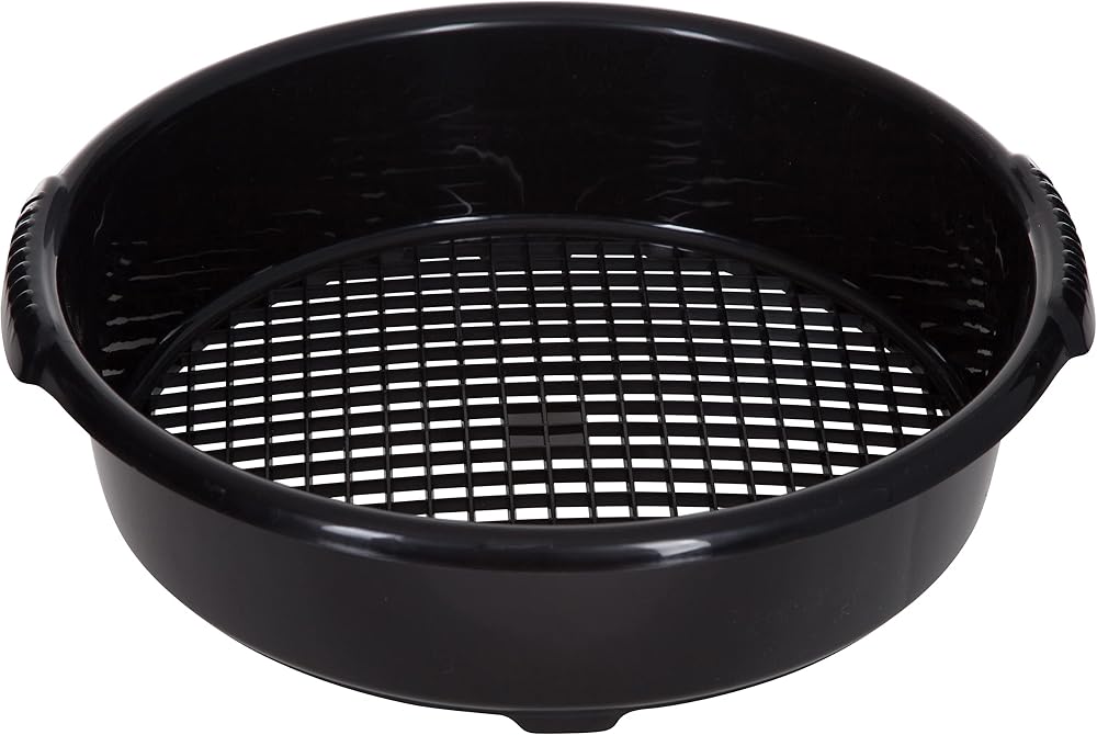 Whitefurze G25LS Large Garden Sieve Black