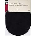 Dritz 55230-1 Suede Elbow Patches, Black, 4-3/4 x 6-1/2-Inch (2-Count)