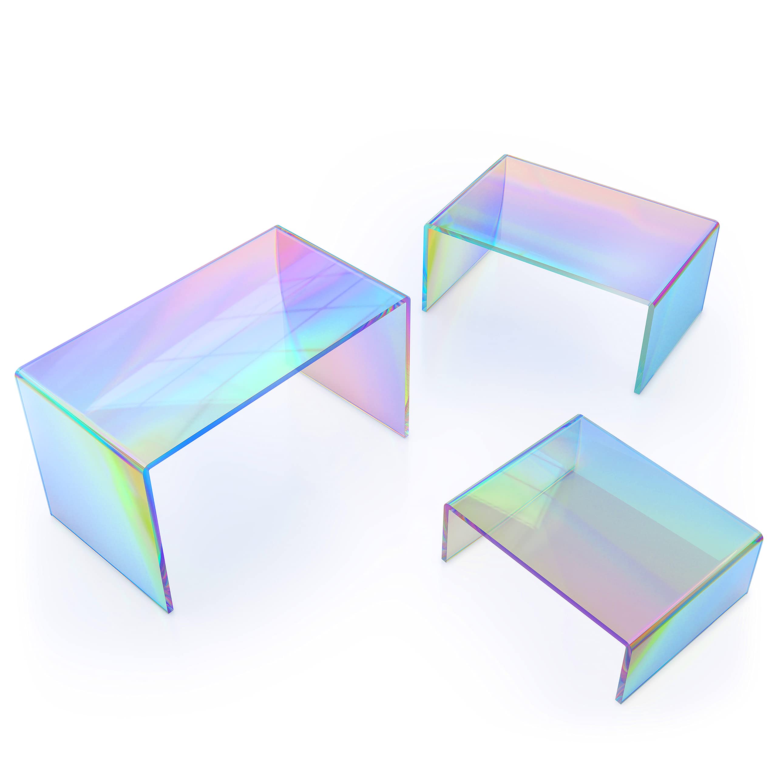 Mua X-FLOAT Rainbow Iridescent Acrylic Display Risers (Set of 6) trên ...