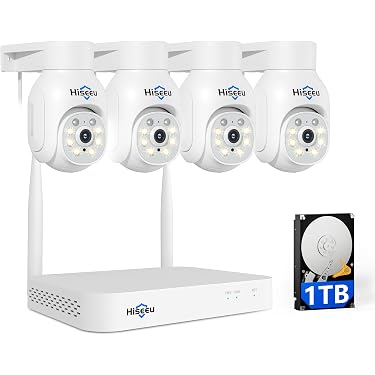Amazon.com: Hiseeu 5MP Wireless Security Camera System,4 Cam-Kit