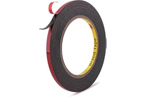 NDCADHESIVE Automotive Acrylic Plus Attachment Tape 0.24" x 18Ft Made of 3M Double Sided Tape PT1100 Heavy Duty for Moldings Claddings Panels Pads and Other Car Automotive Applications