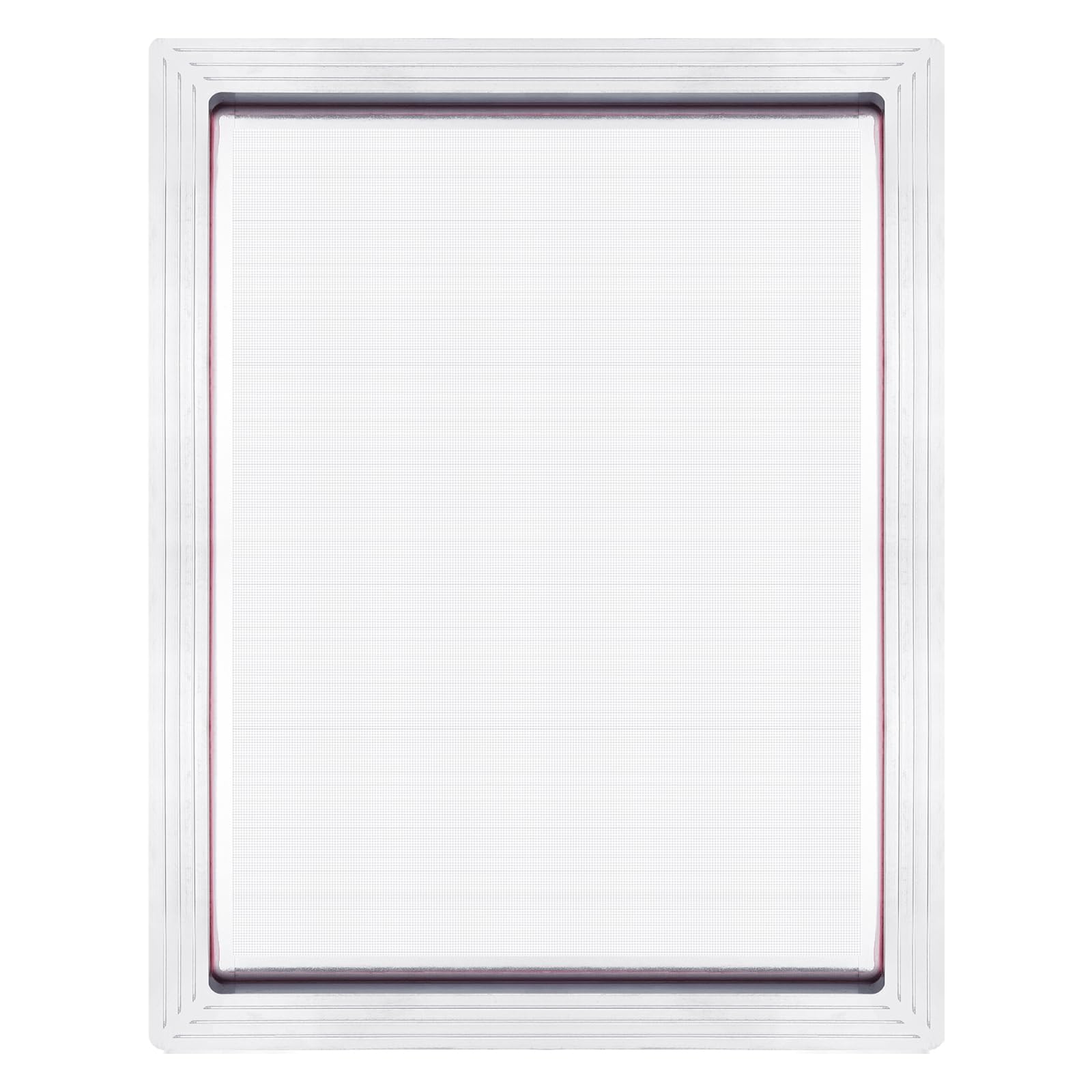 PATIKIL 17.3x13.4 Inch Aluminum Silk Screen Printing Frames with 160 White Mesh, Silk Screen Printing Frame for Screen Printing, Silver