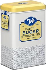 Tala Originals Storage Tin Yellow Cream Metal Sugar Jar view 5