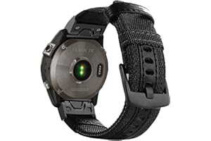 Abanen Quick Fit 26mm Nylon Watch Band for epix Pro 51mm / Fenix 7X / Fenix 6X / Fenix 5X / Instinct 2X, Woven Durable Military Sport Wristband Strap for Garmin epix Pro 51mm,Tactix Delta