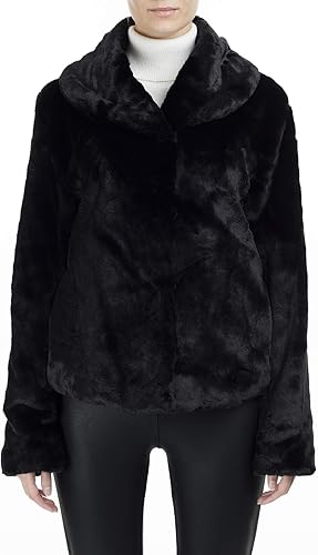 guess black jacket with fur