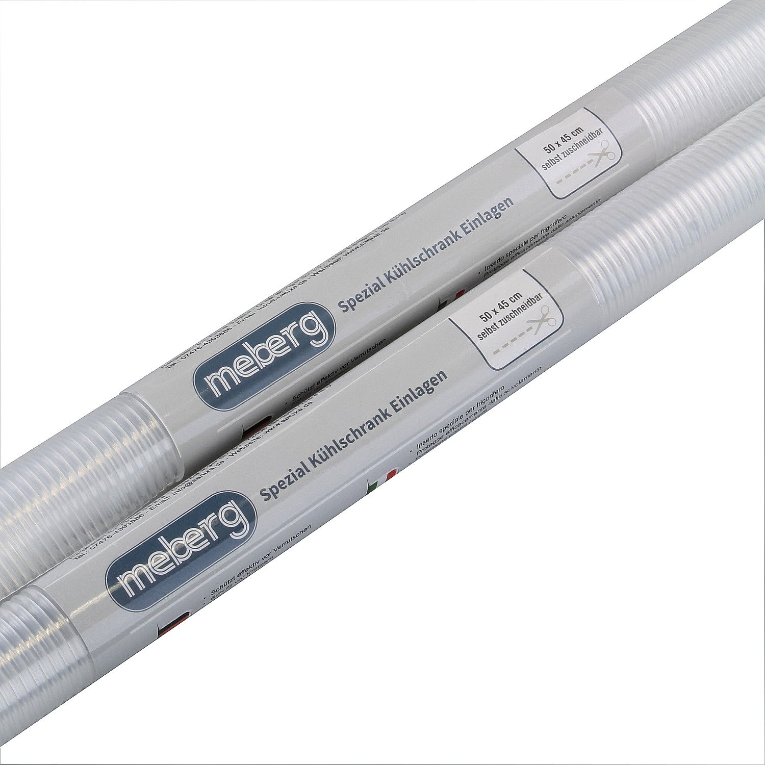 2 o 3 Unidades meberg Frigorífico EINLAGEN transparente 50 x 45 cm ...