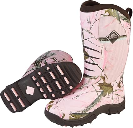 pink hunting boots