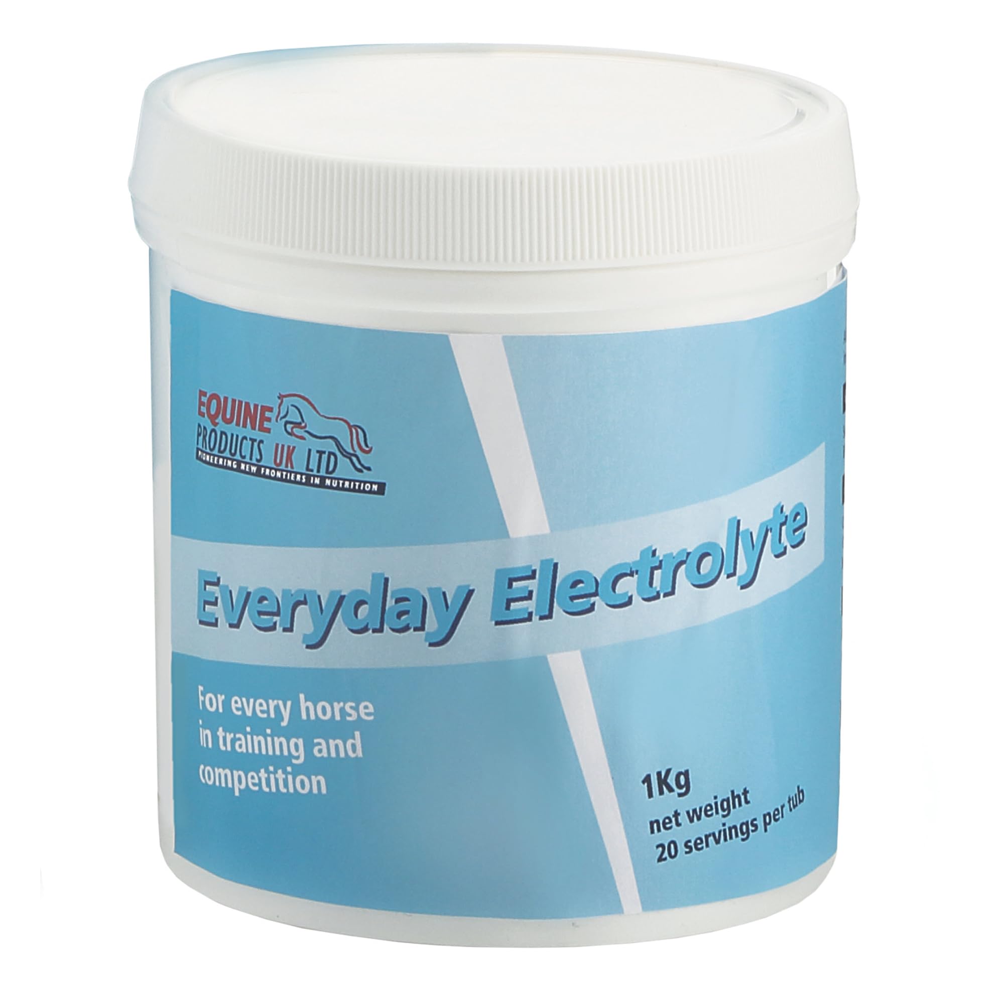 Equine Products Everyday Electrolyte Horse Supplement 1kg. For Very Hot Conditions, During Exercise, Travel or After a Race or Competition