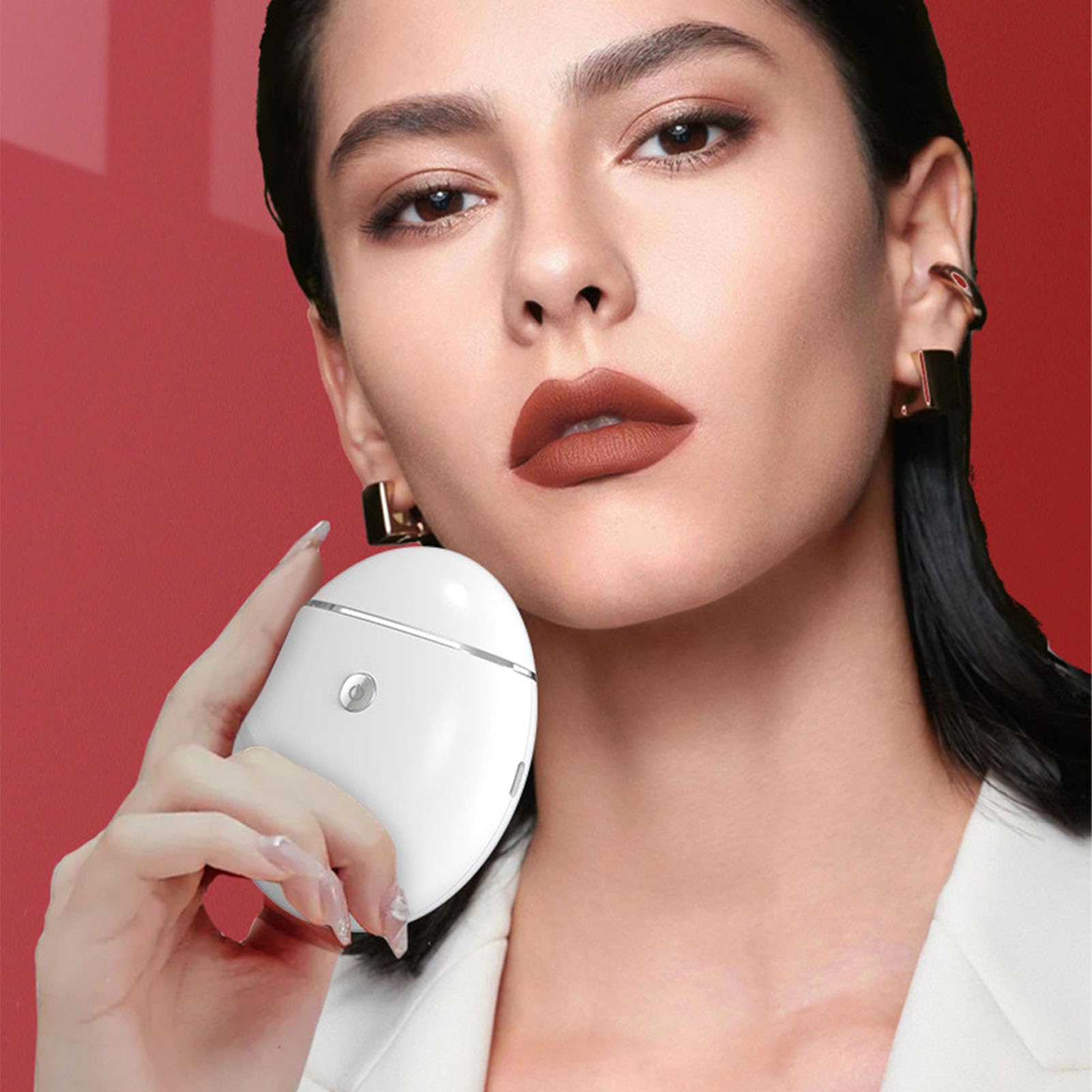 Lip Plumper Tool, Lip Plumper Device, Electric Silicone Lip Plumping Enhancer, Automatic Firming Lip Skin, Improving Lip Drooping Lip Plumper Suction for Women