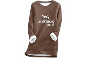 SMIDOW Womens Sherpa Fleece Lined Sweater Shirt Casual Warm Winter Fuzzy Pullover Sweatshirt Soft Loungewear Underwear