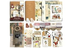 Sticker Decal – Vintage “Shan Fu Wang Chuan” Retro Journal Sticker Set for Planners, Scrapbooks & DIY Craft Decoration (Pack 