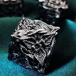HAOMEJA Metal Polyhedral Dice Leaf Vine Set DND