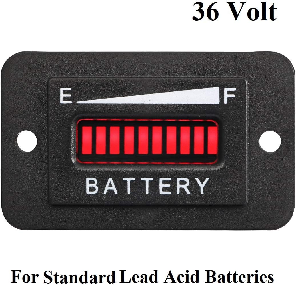 36 Volt LED Battery Indicator Meter Gauge for Golf Cart