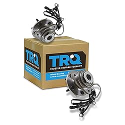 TRQ 2 Piece Front Wheel Bearing & Hub Assembly Set