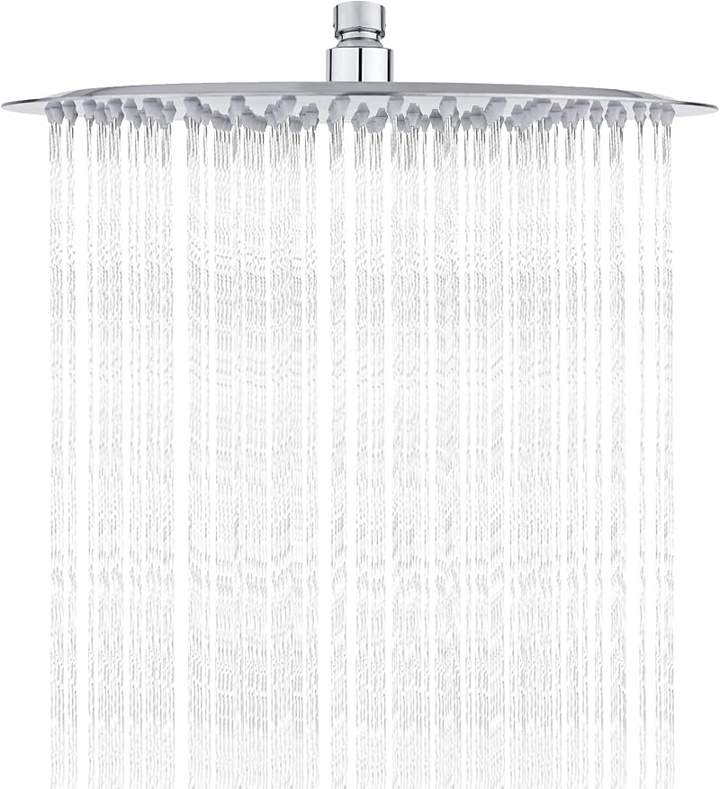 Ibergrif M20299 12 Inch Rain Shower Head Stainless Steel Chrome