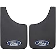 Plasticolor 000579R01 Ford Blue Oval Easy Fit Mud Guard - Set of 2 Multi-Colored