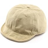 Women's Vintage Short Brim Baseball-Cap Adjustable Unstructured Soft Cotton Plain Dad-Hat for Men Women