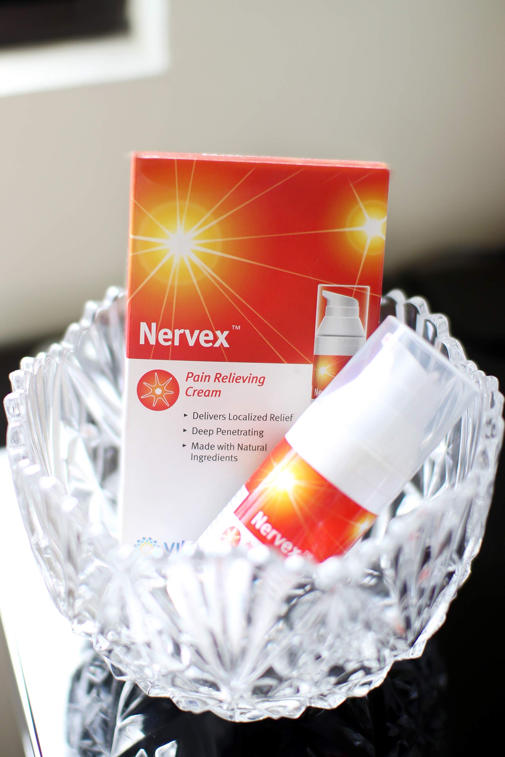 Neuropathy Nerve Pain Relief Cream. Nervex Includes Arnica, B1, B5, B6