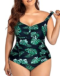 Daci Women Plus Size One Piece Swimsuits - Tummy