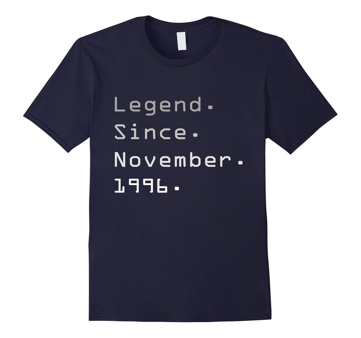 Legend Since November 1996 TShirt 21st Birthday Gift Shirt-Rose