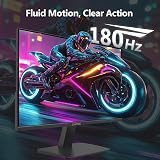 Z Edge 27 Inch Gaming Monitor 180Hz 1ms IPS Full HD 1080P FreeSync view 2