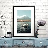 RUN HELIX A2 Frame 42x59.4 cm Solid Wood Black with Plexiglass view 6