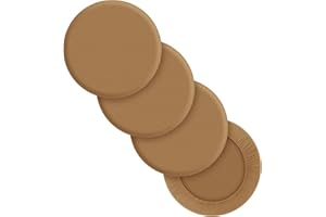 AYCHLG Round Bar Stool Seat Covers Washable Stool Cushion Slipcover Elastic Bar Chair Covers for 12-14 14-17 Inch Chair Home Bar Hotel Use