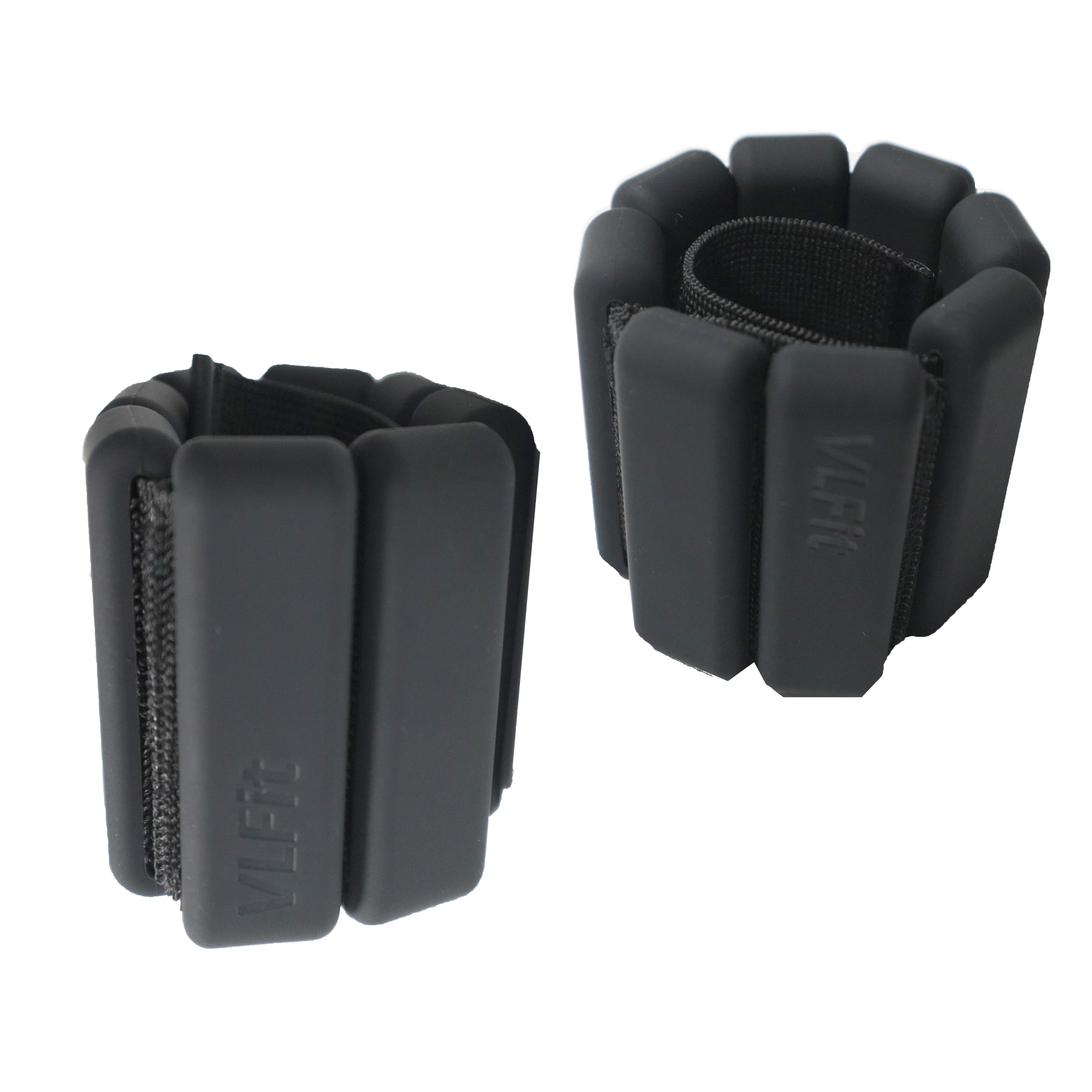 VLFit Adjustable Wrist Weights - Set of 2 (2 lb pair/1lb Each) | Wearable Wrist & Ankle Weight Bracelets for Yoga, Dance, Barre, Pilates, Cardio, Aerobics, Walking, Jogging, Dance
