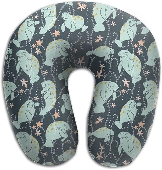 Amazon Com Crsjbb219 Manatee Travel Pillow Neck Pillow Airplane