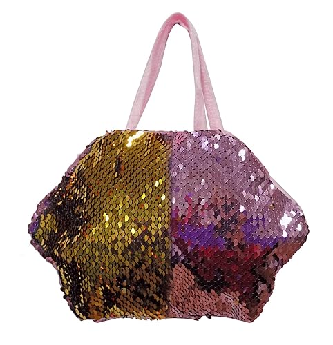 Majik Reversible Sequins Shoulder Bag Glitter Travel Backpack For Girls Multi Purpose 20 Gram Pack Of 1