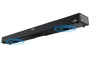 LARKSOUND All-in-One 2.1 Sound Bar for TV, 36 Inch Soundbar with Build-in Subwoofer, Surround Sound System TV Speaker with Bluetooth/HDMI ARC/Optical/AUX/USB