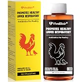 Respiratory Aid for Poultry - Chicken Supplement - Drinking Water Additive - Supports Respiratory Health in Roosters - Suitable for All Birds - 6 oz Dropper - Made in USA