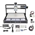 RATTMMOTOR 3018-PRO DIY CNC Router Kit+GRBL Offline Controller, 3 Axis Hobby CNC Router Machine, Plastic Acrylic PVC PCB Wood Mini Desktop Engraving Milling Carving Machine, Working Area 300x180x45mm