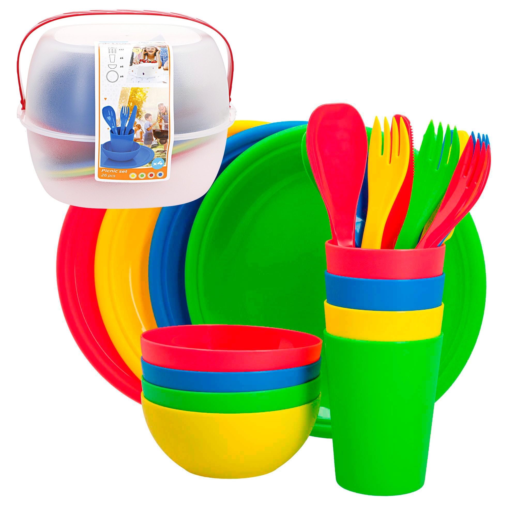 Aktive 16404 Picnic Set 24 Piece Boxed