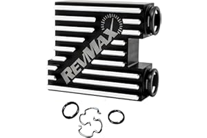 PIPING HOT ART WORKS Revmax 68RFE Transmission Cooler Bypass Upgraded Kit for 2013–2018 Ram 2500 3500 6.7L Cummins – Improves Cooler Flow by 87% – Includes 2 O-Rings & 2 Clips – Eliminates Thermal Valve Failure